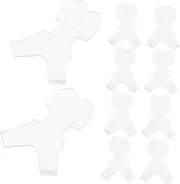 TOVINANNA 50pcs Y-shaped Tool Kit Lashes Curler Eyelash Extension Tool Separator Applicator for Natural Eyelash Lift