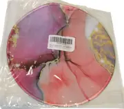 Computer Laptop Mouse Pad Round Spring Easter Colors Abstract New Gift