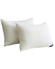 St. James Home 2 Pack Soft Knit Silver Duck Nano Feather Pillows