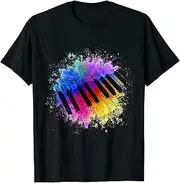 [VidiAmazing] Piano T-Shirt Piano Jazz Composer Keyboard Piano Player ds1923 T-Shirt