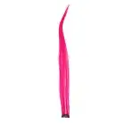 (Rose Red)Colored Hair Extension Piece Highlights Straight Hairpiece Clip TOH