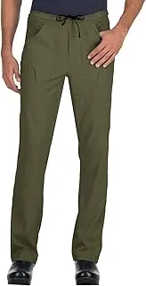 [koi] Lite Men's Endurance Straight Leg Drawstring Scrub Pant XXX-Large Olive Green