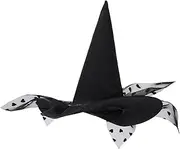 Alasum 1Pc Black Witch Hat for Dogs Cats Halloween Pet Costume Accessory for Small Pets Comfortable Cat Halloween Decor Prop for Festive Celebrations