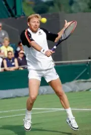 Boris Becker of Germany at Wimbledon June 1999 Becker was defeated- Old Photo 3