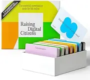 200 Conversation Cards Set – Teach You Children About Digital Safety – Reduce Screen Time with Meaningful Conversations
