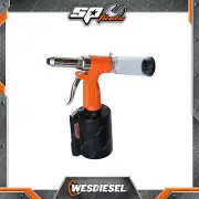 SP Tools 1/4 inch Riveters Industrial Pneumatic/Hydraulic with Collection Bottle