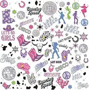 280 Pieces Bachelorette Temporary Tattoos Glitter Styles Last Rodeo Disco Temporary Tattoos Bride Tattoos Giddy up Party Decoration Cowgirl Bridesmaid Favor Bride to Be Gift Bridal Shower Supplies
