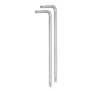2pcs T30 Tamper Proof Torx Star Key Bit Wrench 5.31" Long Arm CR-V Hand Tool