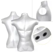 Inflatable Half Body Male Model Mannequin Window Display Props Dummy Torso