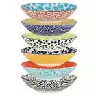 Chelsea Set Of 6 Dinner Bowls Porcelain Certified International