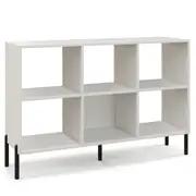 Giantex 6 Cube Storage Display Shelf Organizer Bookcase Wooden Stand Cabinet White