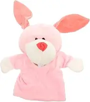 Totority Adorable Bunny Hand Puppet Educational Plush Animal Puppet for Interactive Storytelling for Parent Bonding and Imaginative Playtime Decorative