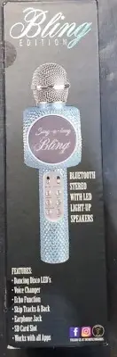 Sing-A-Long Bling Bluetooth Karaoke Microphone