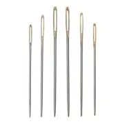 Clover gold eye Tapestry needles size no 18, 20, 22 blunt end for wool, mesh