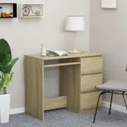 Desk Sonoma Oak 90x45x76 cm Chipboard