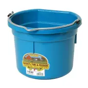 DuraFlex Plastic Flatback Bucket Teal 1 Count By Duraflex