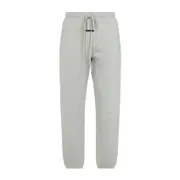 [Fear Of God Essentials] Fear Of God Essentials-Heather Stone Grey Cotton Vintage Fleece Sweatpants-Uomo M STAND