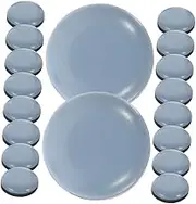 ETHZZLE 24pcs Round Self Adhesive Furniture Sliders Durable Noise Reducing Pads for Easy Moving Chair Legs Protect Floors from Scratches for Hardwood and Carpet Use