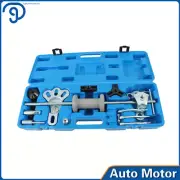 17 Slide Hammer Dent Puller Tool Kit Wrench Adapter Axle Bearing Hub Auto Set