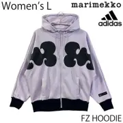 [Unused/Women's L] ADIDAS x MARIMEKKO Front Zip Hoodie Fleece Lining Lavende