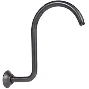 Bronze Shower Arm with Flange Brass 12 Inch Gooseneck Oil Rubbed Bronze