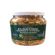 Fluker's Buffet Blend Aquatic Turtles Floating Frenzy Sticks Freeze Dried Food 1