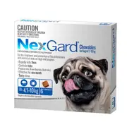 Nexgard Flea & Tick Treatment 4.1-10kg Dog 6pk
