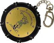 GRIRIW Portable Golf Score Counter Tool Golf Device with Chain for Accurate Stroke and Putt Tracker Golfing Accessory for Training and Analysis