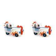 2x Djeco Astro Rocket Crazy Motors 4x7cm Kids/Children Racing Car Play Toy 3y+