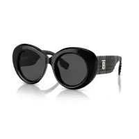 在飛比找momo購物網優惠-【BURBERRY 巴寶莉】圓形膠框太陽眼鏡(BE4370U