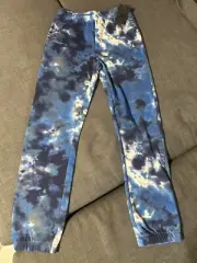 Nike Air Jordan T Dye Boys Joggers / Sweatpants Youth Size XL Black Blue Jumpman