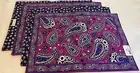 Vera Bradley set of 4 Boysenberry Placemats NEW RARE!