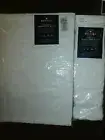 NEW Pottery Barn Design Crew Basic Table Runner or 6 Placemats WHITE Linen Blend