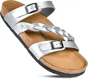 [AEROTHOTIC] Seraph Women's Cork Footbed Comfort Summer Slide Sandals