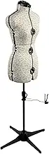 Sewing Online Sugar Ditsy Beige 8-Part Adjustable Dressmakers Dummy Small 10-16 | Adjustoform