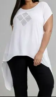 TS TAKING SHAPE plus size S / 16 Victoria Top sheer sexy layering NWT rrp$130!