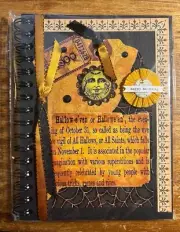 Halloween_Hardcover Spiral Journal_Notebook_w/ Lined Paper_NOS_C00L_cHECK iT_