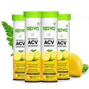 OZiva ACV Moringa Effervescent Tab 3 in 1 For Fat loss Weight loss Pack Of 4