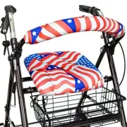 Universal Rollator Walker Seat and Backrest Rollbar Covers Stretchable Protector