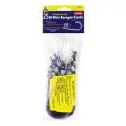 Gripwell Mini Bungee Cord - 25cm, 8 Pack