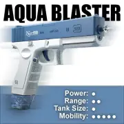 DadBod Summer Water Guns Ultra Strong Water Blasters Blue-AQUA BLASTER