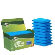 Multi-Purpose Dish Scrub Sponge, Non Scratch Scouring Pads, Cleaning Sponges ...