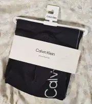 Calvin Klein 2 Piece Hat & Scarf Black Gray w/logo CK200138C One Size SHIPS FREE