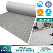 EVA Boat Decking Foam Carpet Marine Flooring Grey+White Yacht Self-Adhesive Pad