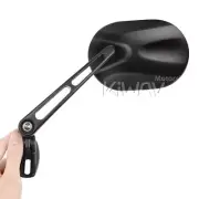 Stark Black Motorcycle Mirrors With Black Base for Sportsbike ε