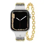【CHARRIOL】夏利豪公司貨APPLE WATCH 錶帶 38/40/41MM適用 鎖鏈鋼索錶帶(不含手錶)