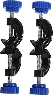 TOPPERFUN 2pcs Heavy Duty Laboratory Stand Clamps Grip Support for Secure Connections for Lab and Home Use Sturdy Coating Prevents and Loose Connections