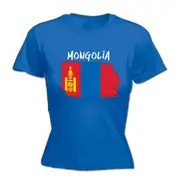 Mongolia Country Flag Nationality - Womens T-Shirt T Shirt Tshirt
