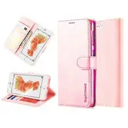 For iPhone 6S Plus Case, SupRShield Wallet Leather Flip Magnetic Stand Case Cover For Apple (Rose Gold)