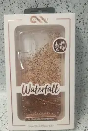 Case-Mate Waterfall Case for Apple iPhone 2018 for iphone 6.5 Gold Clear,